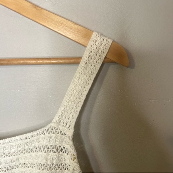 Universal Thread Square Neck Crochet Cropped Tank Top XXL Cottage Core Boho NWT - Picture 3 of 7